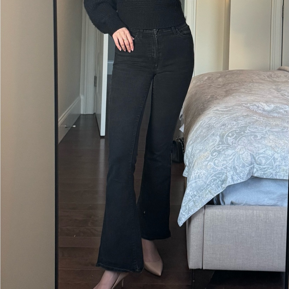 Joe's Jeans Black Flare Leg Jeans